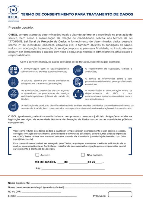 Termo De Consentimento Lgpd Ibol 2021 By Evelyn Menezes Flipsnack