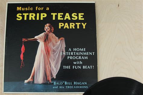 vintage record album music for a strip tease by foundundertheeaves