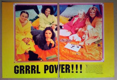 Magazine Pinup~ Spice Girls ~1990s ~geri Halliwell ~victoria Beckham