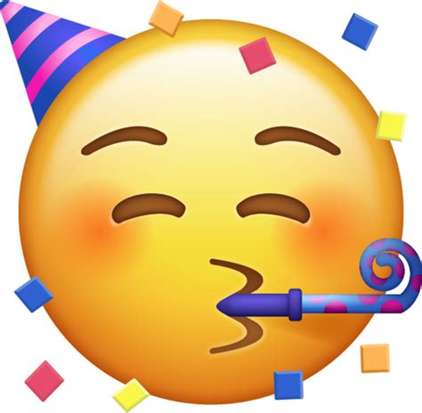 Party Face Emoji [Free Download All Emojis] | Emoji Island | Emoji birthday, Emoji faces, Emoji ...