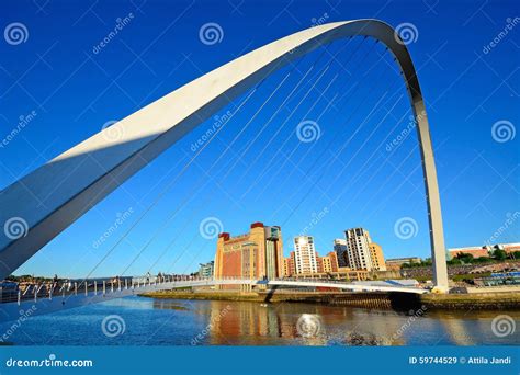 Bridge On Tyne River Newcastle England Editorial Stock Image Image