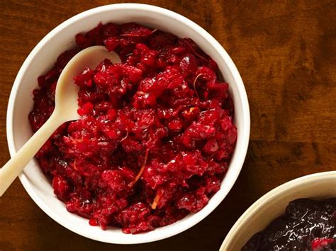 Sweetly tart and with a delicate crunch of walnuts, this fresh cranberry orange relish is an ideal topping for meats, pastries, . Fresh Cranberry Relish Recipe | Tyler Florence | Food Network