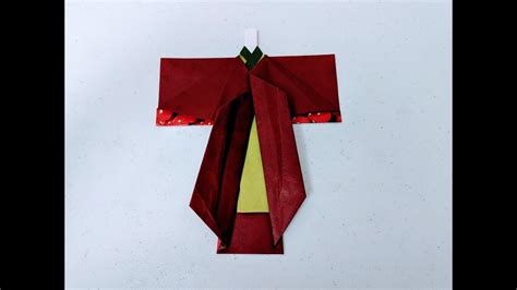 Simple Origami Kimono 30 Youtube
