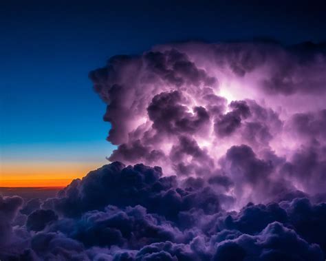 Thunderstorm And Lightning Cloud Photograph Lightning Photo Etsy