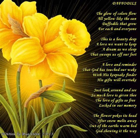 Daffodils All Types Of Poetry Daffodils Daffodils Poem Poems