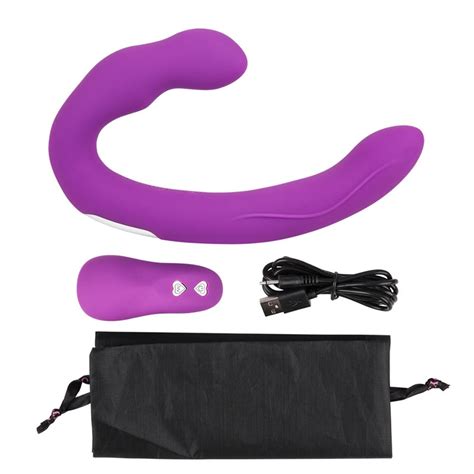 Sexy Vibrators Strapless Strapon Penis Wireless Strap On Lesbian Double Penetration Toys For