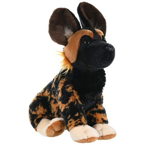 African Painted Dog Stuffed Animal 12 Wild Republic