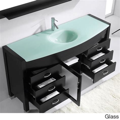The most common 5 foot vanity material is metal. Virtu USA Ava 61-inch Espresso Single Sink Vanity - 15882728 - Overstock.com Shopping - Great ...