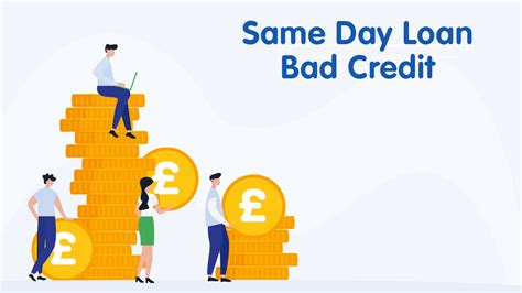 Same Day Loans For Bad Credit Borrow £100 To £5000 Today