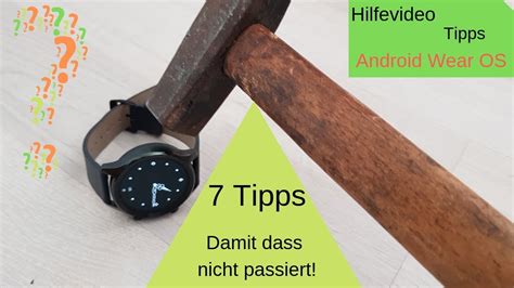 Tipps Und Tricks Für Eure Android Wear Os Smartwatch Habt Ihr