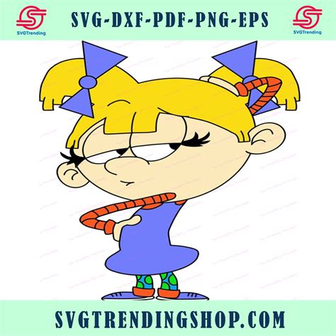 Angelica Pickles Rugrats Svg 7 Svg Dxf Cricut Silhouette Cut File Instant Download5983513