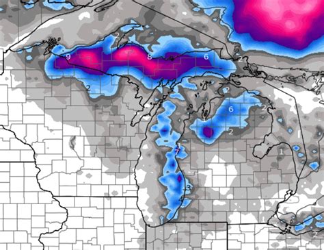 Winter Storm Warning Up To 18 Inches Of Snow For Michigans Upper