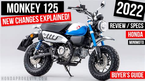 2022 Honda Monkey 125 Review Specs New Changes Explained Usa
