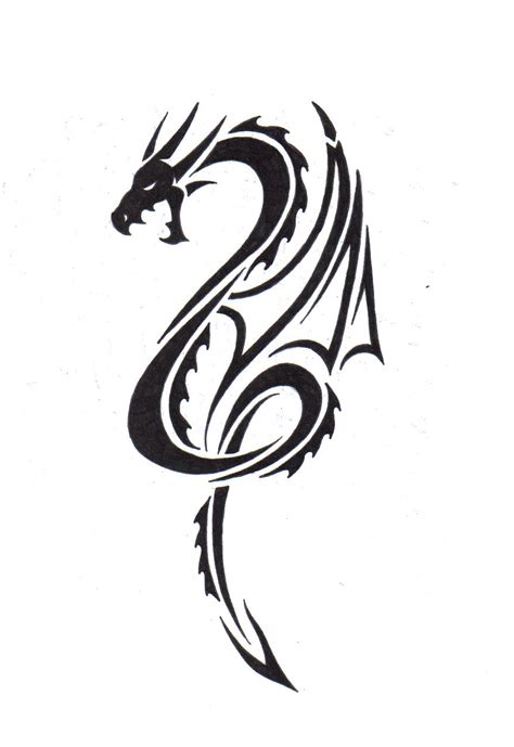 Awesome Tribal Dragon Tattoo Designs Yo Tattoo
