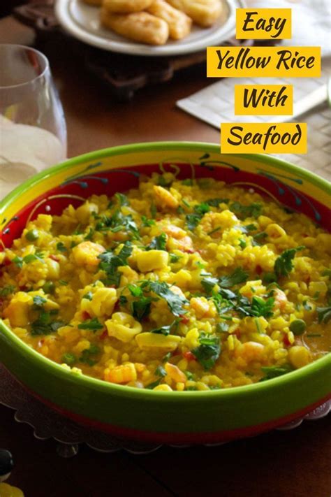 Make this simple goya® yellow rice recipe a favorite in your home, too—the goya® sazón with coriander and annatto will make it scrumptious. This Easy Yellow Rice With Seafood is an awesome recipe ...