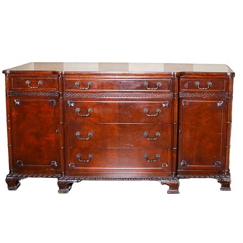 Fancher Furniture Co Mahogany Buffet Ebth