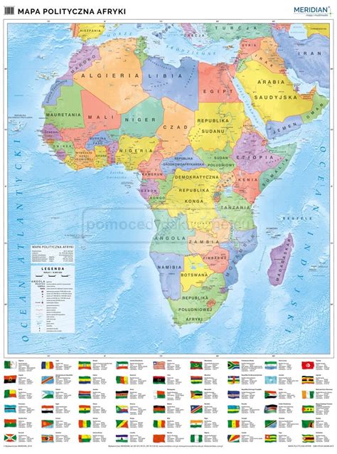 Mapa Polityczna Afryki 2019 Pomocedydaktyczneeu