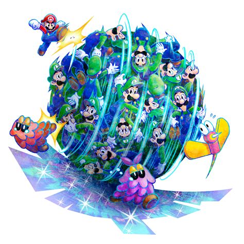 Massive Set Of Mario And Luigi Dream Team Official Art Mario Party Legacy