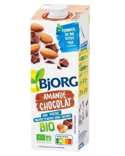 Boisson Lait D Amande Chocolat Bio Bjorg L La Belle Vie