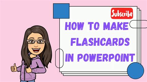How To Make Flashcards On Powerpoint Printable Form Templates And Letter