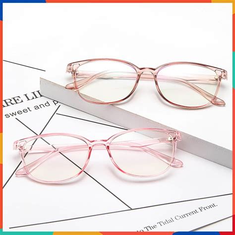 Korea selatan terkenal dengan produk kosmetiknya. Korean Square Frame Glasses Fashion Spectacles Eyeglasses ...