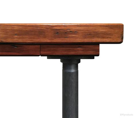 Industrial Style L-Desk, L Shaped Corner Desk, Rustic Wood Pipe Desk, Office Desk, X Leg Desk 