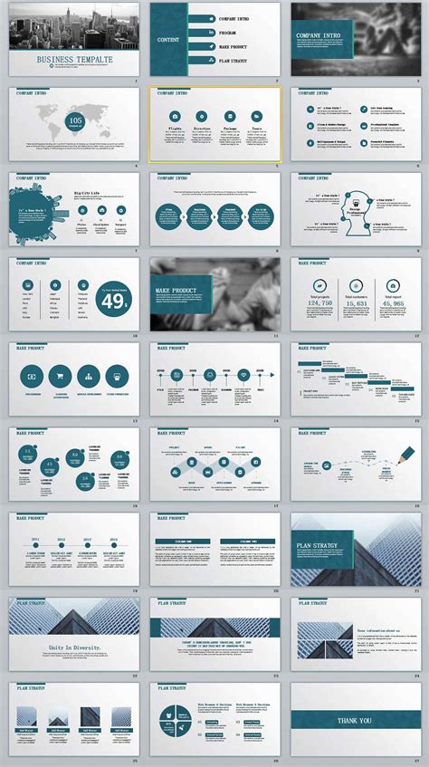 27 Business Report Professional Powerpoint Templates On Behance