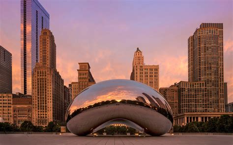 Chicago Bean 4k Wallpaper