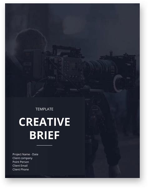 The Best Creative Brief Template For Video Agencies Free