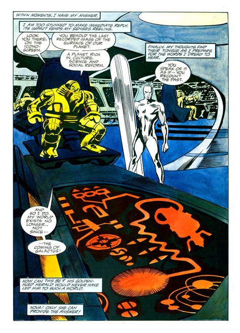 Read Online Marvel Graphic Novel Comic Issue 38 Silver Surfer