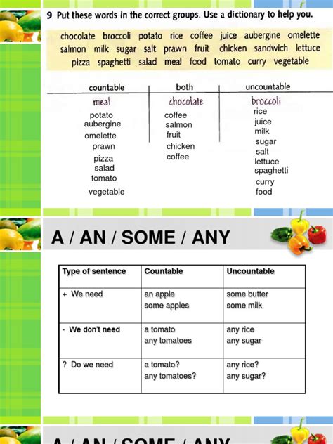 Expressions Of Quantity Countable And Uncountable Nouns Pdf