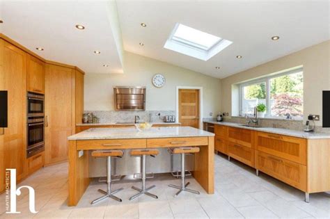 Where can i get single storey extension ideas? Kitchen Extension to modern executive detached house ...