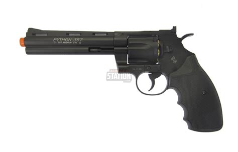 Colt Python 6 357 Magnum Full Metal Co2 Airsoft Revolver