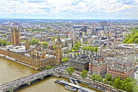 London Storbritannien Maj 22 2016 Cityscape Av London Redaktionell