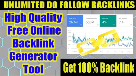 Free Online Backlink Generator Tool Do Follow Backlink Site Off Page SEO YouTube