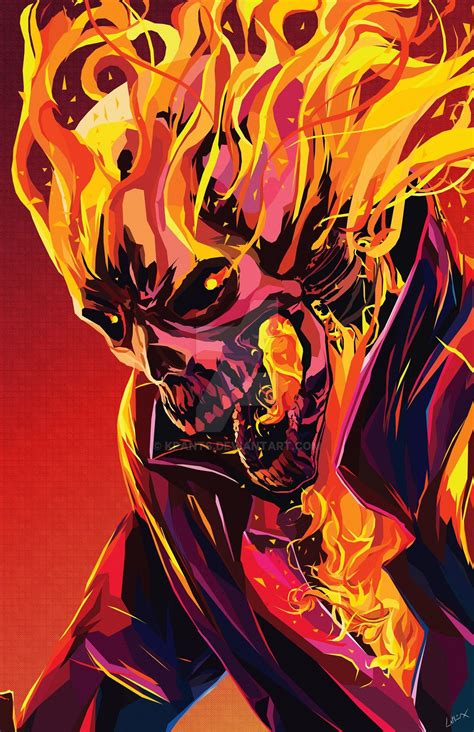 Ghost Rider By Kpants On Deviantart Marvel Artwork Marvel Comics Art