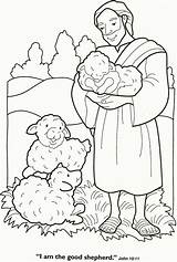 Coloring Lord Shepherd Clipart Library Sheep Lost sketch template