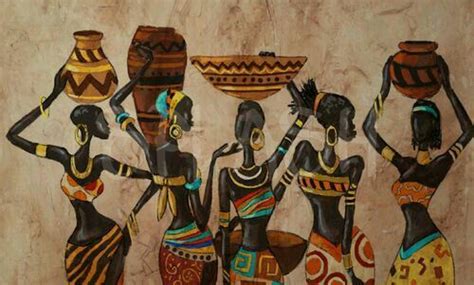 African Artwork African Art Paintings Abstract Paintings Arte Tribal