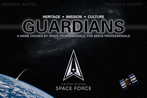 Us Space Force Unveils Name Of Space Professionals United States