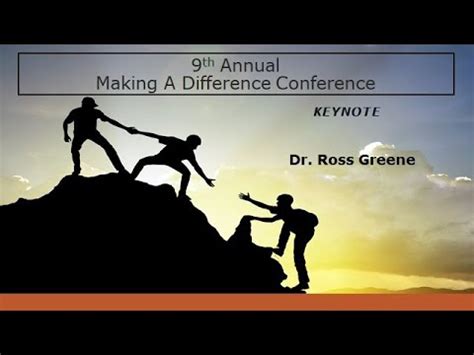Keynote Dr Ross Greene Youtube