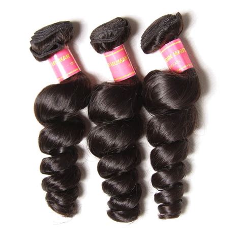 Nadula Virgin Brazilian Loose Wave Hair Weave 3 Bundles Brazilian