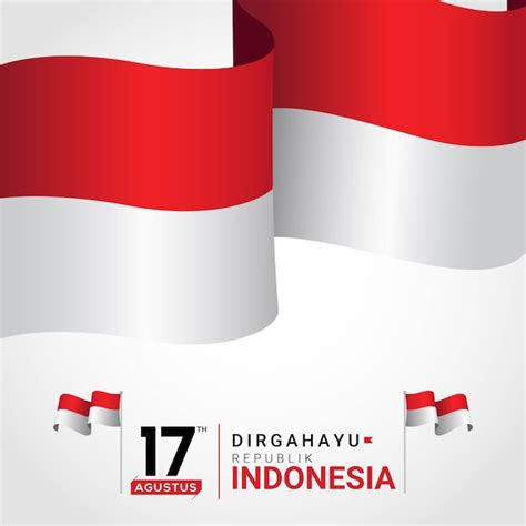premium vector happy indonesia independence day greeting card