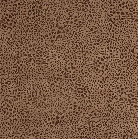 Caramel Brown Small Leopard Cheetah Pattern Microfiber Velvet