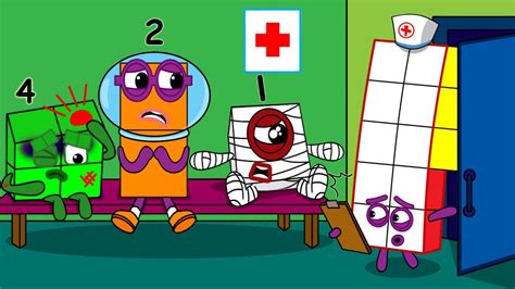 Numberblocks Get A Boo Boo Nb 13 Checks A Patient In Hospital
