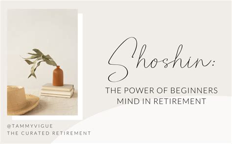 Shoshin The Importance Of Beginners Mind In Retirement