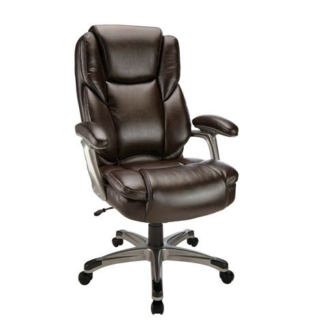 Realspace Outlet Cressfield Bonded Leather High Back Executive Chair