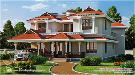 Beautiful Home Exterior In 2446 Square Feet Kerala Home Design And