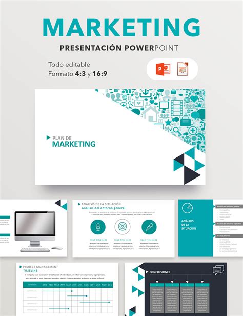 Plantilla Premium Plan De Marketing Smart Modelo Presentación