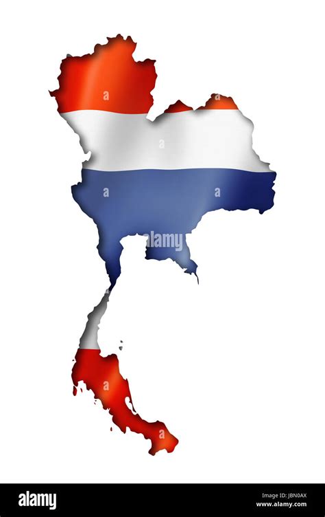 Thai Map Cut Out Stock Images Pictures Alamy