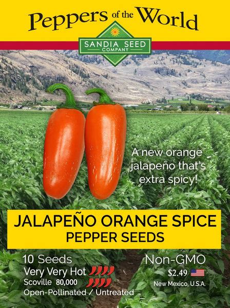 Yellow Jalapeño Sandia Seed Company